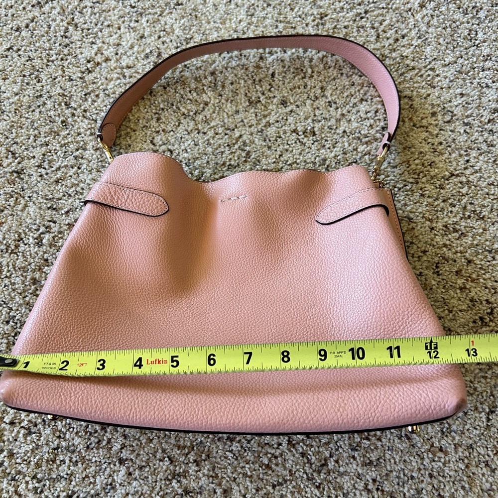 Coach Blush Pink Leather Shoulder Bag - Picture 3 of 5